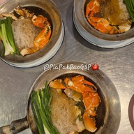 เมนูของร้าน สมศักดิ์ปูอบ ลาดหญ้า