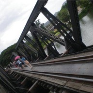 บรรยากาศ สะพานข้ามแม่น้ำแคว