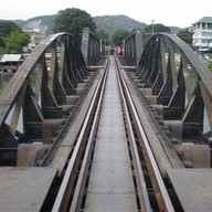 บรรยากาศ สะพานข้ามแม่น้ำแคว