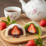 ไดฟูกุ ปั้นสด แป้งเหนียวนุ่ม ไม่ใส่สารกันบูด ตลาดนัดมนียา ท่าอิฐ นนทบุรี