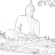 บรรยากาศ วัดม่วง อ่างทอง