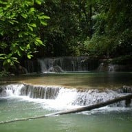 บรรยากาศ น้ำตกห้วยแม่ขมิ้น