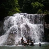 บรรยากาศ น้ำตกห้วยแม่ขมิ้น