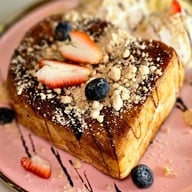 เมนูของร้าน Newtro Cafe กาแฟ ขนมหวาน โทสต์ เค้ก อาหารเช้า บรรทัดทอง