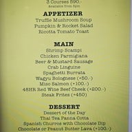 เมนู Chu Chu Chocolate Bar&Cafe