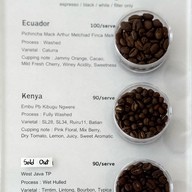 เมนู Weekend Coffee Roasters Phutthamonthon Sai 3 - BangWaek -