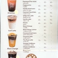 เมนู อุดมพร คาเฟ่ (Udompond cafe) กาญจนบุรี