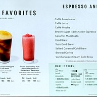 เมนู Starbucks ลิตเติ้ล วอล์ค รัตนาธิเบศร์