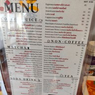 เมนู WHITE VIBES COFFE @SKY WALK .