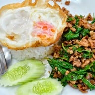 ครัวเจ๊โส - ข้าวคลุกกะปิกุ้งกรอบ ไม่ใส่ชูรส บางบอน 3 - สนามไดร์ฟ เบอร์ดี้ โซน