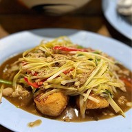 เมนูของร้าน ข้าวต้มจันทร์ อาหารตามสั่ง