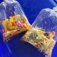 ส้มตำตลาดแตก ตลาดเมืองทองดอนเจดีย์