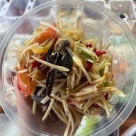 ส้มตำตลาดแตก ตลาดเมืองทองดอนเจดีย์