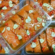 กุ้งเเช่น้ำปลา E หนวด  ฮาลาล