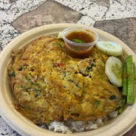 เมนูของร้าน ข้าวไข่เจียวบุฟเฟ่ต์ น้องให้คุณ MeeDee market