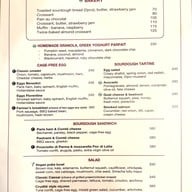 เมนู Erawan Bakery