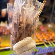 เมนูของร้าน ตาออดไก่ย่าง ถนนคนเดินลพบุรี