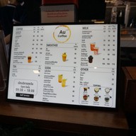 เมนู Au Coffee บางสะพาน