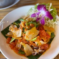 เมนูของร้าน ธรรมชาติ อิสาน บีช คาเฟ่ พระยาสุเรนทร์