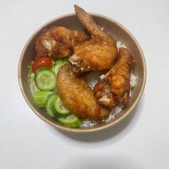 ข้าวซอสเทอริยากิ อ้อมน้อย