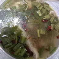 เมนูของร้าน มีแต่หอยกับรอยยิ้ม (ปลาเผา กุ้งเผา ยำ อาหารไทย) หน้าไทยฟู๊ด บางกรวย