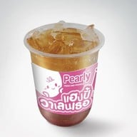 เลิฟสตรอว์เบอร์รีลิ้นจี่โซดา (ชาดำ)