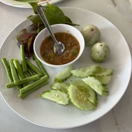 เมนูของร้าน ข้าวแดง แกงใต้ อ.สวี จ.ชุมพร