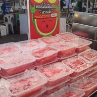 บรรยากาศ แตงโมไม่มีเมล็ดหวานฉ่ำ เซฟวันโก ศรีสมาน