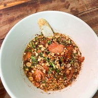 เมนูของร้าน ป้าพรก๋วยเตี๋ยวหมูสูตรโบราณ พระนครศรีอยุธยา