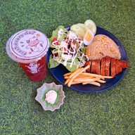 เมนูของร้าน โจ๊กเครื่องในหมูรวม&สเต๊กหมูทอดข้าวผัดร้านคอฟฟี่วิธเลิฟ♥️ ร้านคอฟฟี่วิธเลิฟ♥️