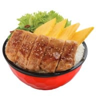 ข้าวหน้าไก่ย่างซีอิ๊ว