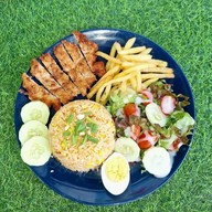 โจ๊กเครื่องในหมูรวม&สเต๊กหมูทอดข้าวผัดร้านคอฟฟี่วิธเลิฟ♥️ ร้านคอฟฟี่วิธเลิฟ♥️