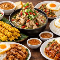 ย่างเกรียม หมูสะเต๊ะ - คอหงส์