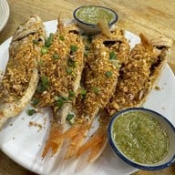 เมนูของร้าน กับข้าว ชาวประมง เลียบคลองทวีวัฒนา ศาลายา