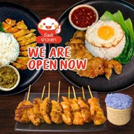 IMMDEE อิ่มดีหมูย่างเตา คอหมูย่างข้าวคั่ว เมี่ยงสลัด บะหมี่หมูย่าง วงเวียนใหญ่