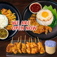 IMMDEE อิ่มดีหมูย่างเตา คอหมูย่างข้าวคั่ว เมี่ยงสลัด บะหมี่หมูย่าง วงเวียนใหญ่