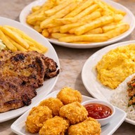174 home cook สเต็ก ข้าว ของทานเล่น