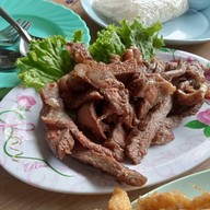 เมนูของร้าน ร้านป้ามะลิ น้ำตกริมทาง