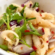 เมนูของร้าน ก.กิ๊ก ลาบยำ  ตลาดนัดเจ้าพระยา