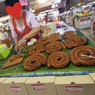 บรรยากาศ แคบหมูศศิธร ไสัอั่วสุชาติ ตลาดทุ่งเกีวยน