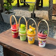 เมนูของร้าน Bann-Khiao Smoothie ( บ้านเขียว สมูทตี้ ) บางปะหัน