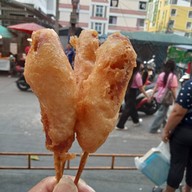 เมนูของร้าน ลูกชิ้นทอด 5 บาท ตลาดเสือใหญ่อุทิศ