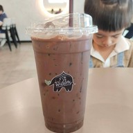 เมนูของร้าน PunThai Coffee ตลาดนาทอง