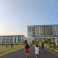 บรรยากาศ สนามฟุตบอล โรงพยาบาลสมเด็จพระปิ่นเกล้า