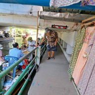 บรรยากาศ ตลาดน้ำคลองลัดมะยม