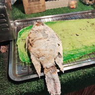 เมนูของร้าน ปลาเผา ริมเลซีฟู้ดตลาดกลางลาดสวาย