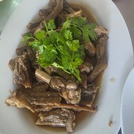 เมนูของร้าน ฉั่วเจียบฮวด ห่านพะโล้ท่าดินแดง ซอยท่าข้าม 24