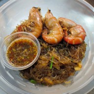 เมนูของร้าน กุ้งอบวุ้นเส้นตลาดกลางลาดสวาย