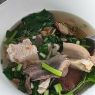 เมนูของร้าน ต้มเลือดหมูตลิ่งชัน