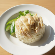 เมนู ข้าวมันไก่ หอมมัน แม่โจ้